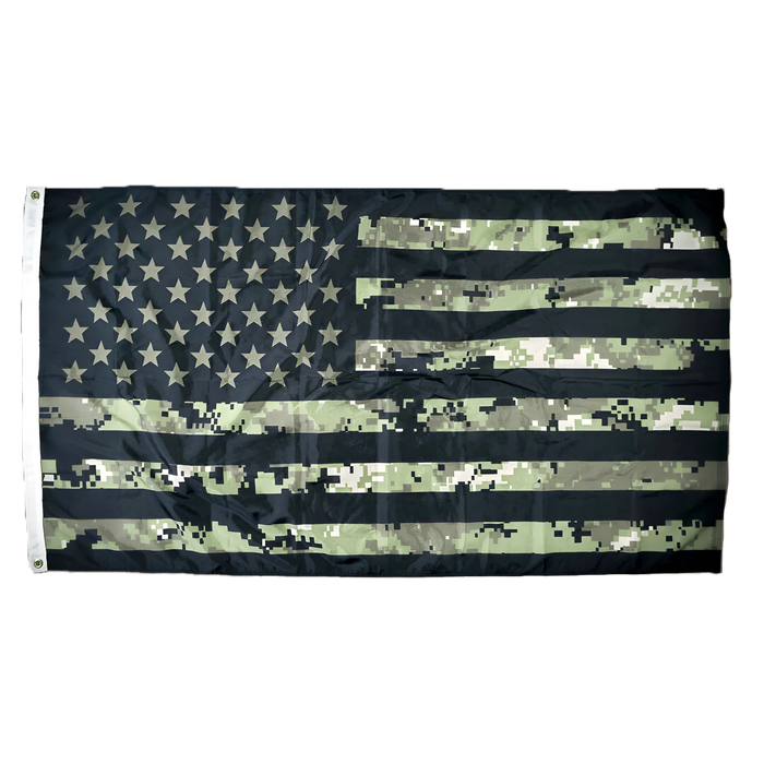 3X5 Nylon Navy Coast Guard Combat Flag Front View