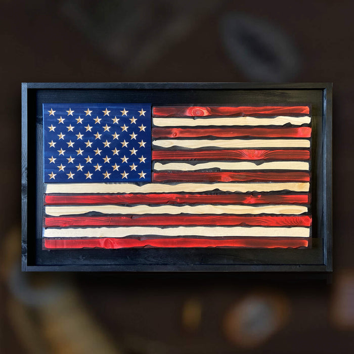 Homefront Series - Wooden American Flag
