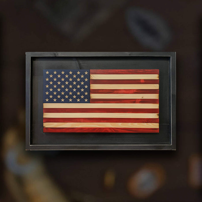 Liberty Series - Wooden American Flag