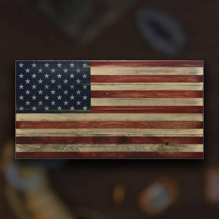 Legacy Series - Wooden American Flag