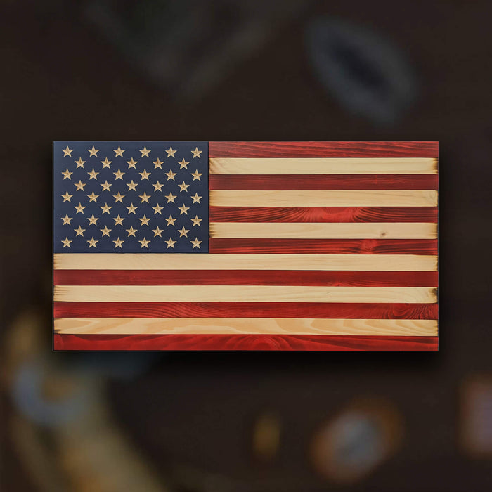Liberty Series - Wooden American Flag